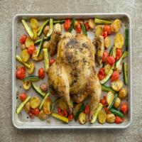 Spatchcock Chicken Sheet Pan Supper image