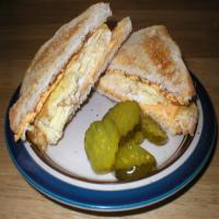 Midnight Eggs and Cheese Sandwich image