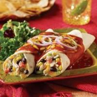 Fiesta Chicken and Black Bean Enchiladas-dup image