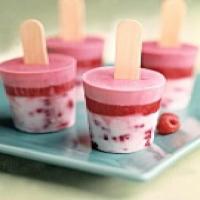 Raspberry Yogurt Pops image