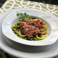 Zucchini Noodles with Bolognese Sauce image