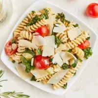 Creamy Summer Pasta Salad with BelGioioso Shaved Parmesan image