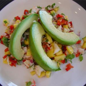 Crab & Avocado Salad with Fruit Salsa_image