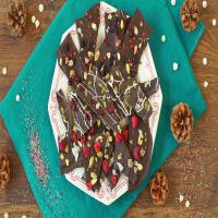 Pistachio, Pink Peppercorn, and Currant Bark image
