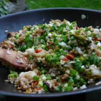 Perfect Thai Fried Rice With Marinated Chicken image