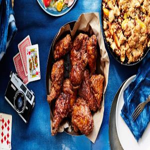 Glazed Fried Chicken with Old Bay and Cayenne_image
