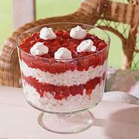Heavenly Cherry Angel Food Trifle image