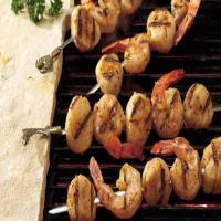 Barbecued Shrimp and Scallop Kabobs image