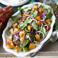 Spinach & squash salad with coconut dressing_image