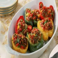 Beef and Corn Baked Stuffed Peppers_image