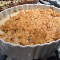 Chicken Casserole With Potato Chip Topping_image