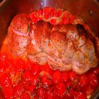 Pork Shoulder Roast with Tomatoes image
