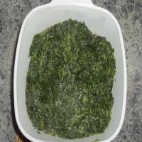 10 Minute Creamed Spinach image