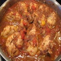 Braised Chicken Legs With Olives and Tomatoes_image