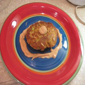 Fancy Lump Crab Cakes With Roumalade Sauce image