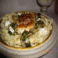 Spinach, Chicken and Feta Noodles image