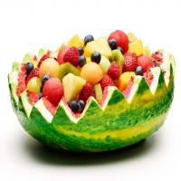 Watermelon Fruit Basket Cake image