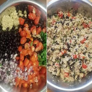 Quinoa Black Bean Salad (Vegan)_image