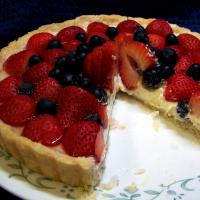 Red, White and Blueberry Tart image