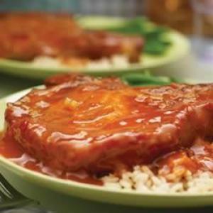 Pork Chops in Spicy Orange Sesame Glaze_image