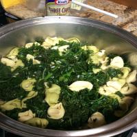 Tortellini Soup With Kale image