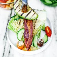Grilled Wedge Salad with Parmesan Dressing image