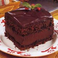 Mocha Layer Cake with Chocolate-Rum Cream Filling_image
