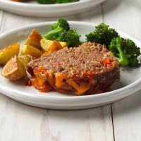 Cheddar-Topped Barbecue Meat Loaf image