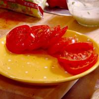 Sliced Tomatoes with Honey-Balsamic Drizzle image