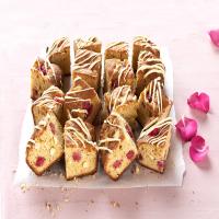 White Chocolate, Raspberry and Rose Water Squares image