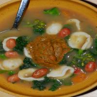 Amy Scattergood's Cranberry Bean, Lacinato Kale and Pasta Soup_image