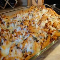 Low Fat Baked Ziti with Spinach image