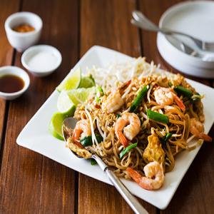 Shrimp Pad Thai for Two Recipe | Epicurious.com_image