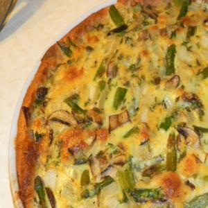 Asparagus and Mushroom Quiche WW value:9 pts_image