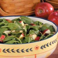 Apple Peanut Spinach Salad image