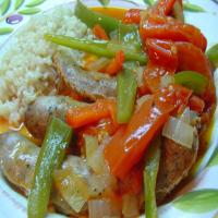 Sausages & Bell Peppers image