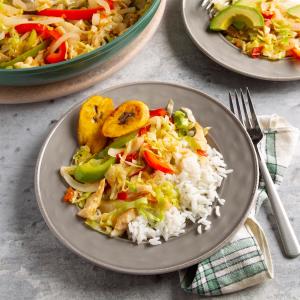 Jamaican Cabbage and Saltfish image