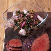 Grilled red onion & potato salad_image
