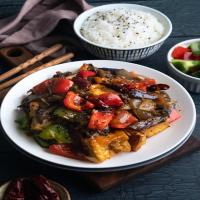 Easy Vegan Tofu & Eggplant Stir Fry_image