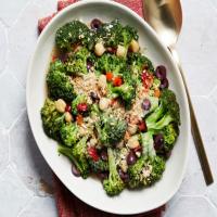 Braised Broccoli with Chickpeas and Olives image