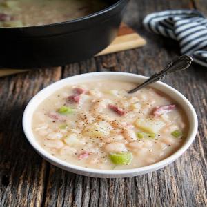 Hearty Navy Bean Soup with Ham (Senate Bean)_image