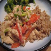 Chicken Red Pepper Saute for Two image