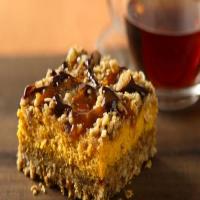 Pumpkin Streusel Cheesecake Bars image