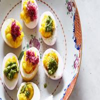 Dyed Deviled Eggs image