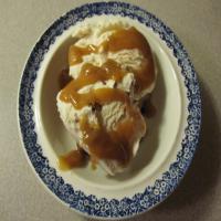 Easy Microwave Peanut Butter Ice Cream Topping image