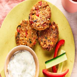Chickpea fritters image