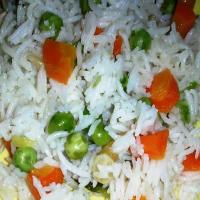 Rice Pilaf with Carrot and Green Peas image