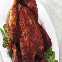 Grilled Beer-Can Chicken with Spicy Chili Rub image