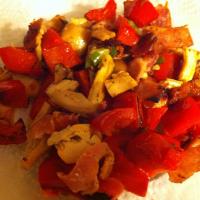 Sauteed Chicken and Red Peppers_image