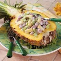 Ham Salad Pineapple Boats image